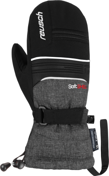 Reusch Kondor R-TEX® XT Junior Mitten 6361518 7721 black grey front